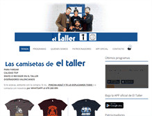 Tablet Screenshot of eltallerdeportivo.com